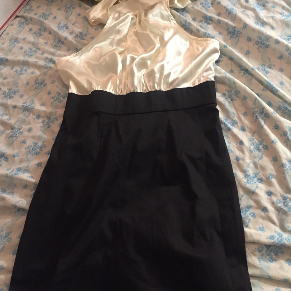 Ivory and black dress NWT - Picture 5 of 9